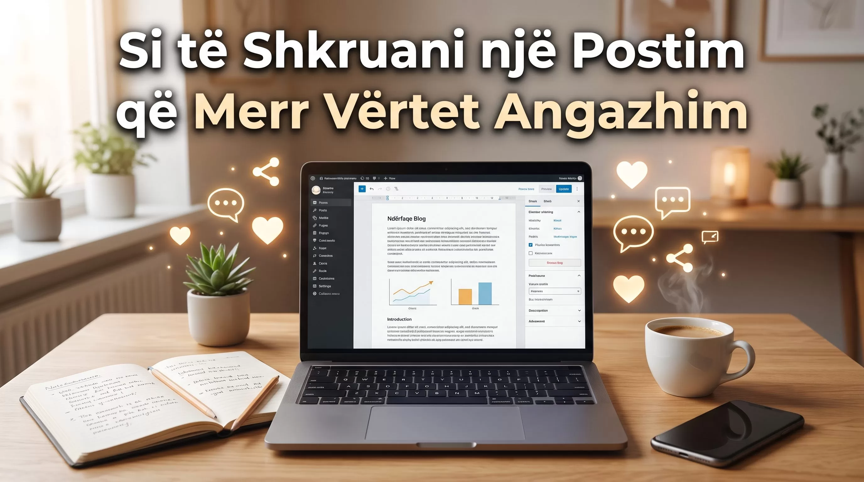 Si të Shkruani një Postim që Merr Vërtet Angazhim