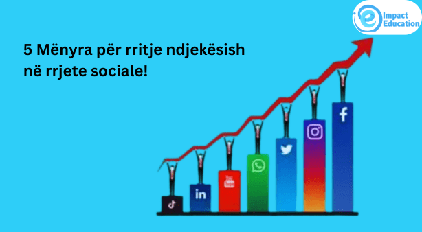 5 mënyra për të rritur ndjekësit ne rrjetet sociale